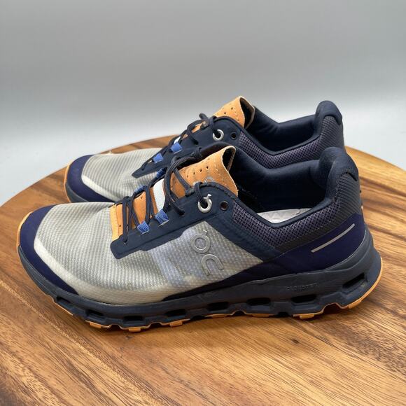 On Cloud Cloudvista Shoes Womens 7.5 Midnight Blue Copper Trail Running Comfort - Picture 3 of 8
